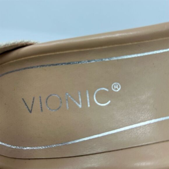 Vionic Women's White Ankle Strap Espadrille Wedge Sandals Size 9 Summer Boho - Picture 13 of 14